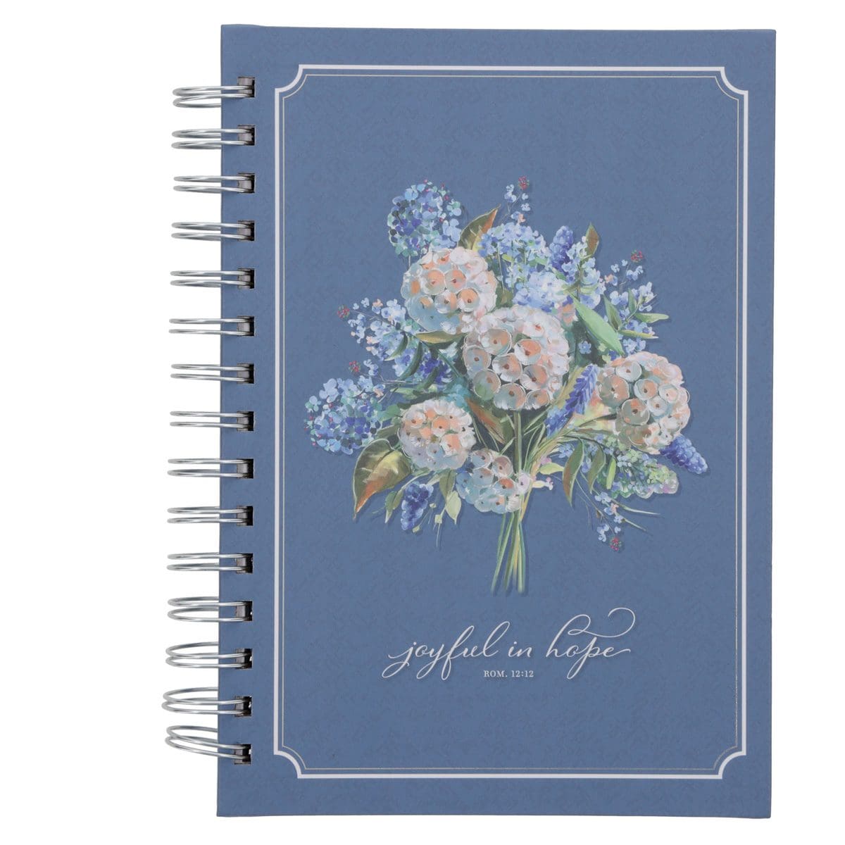 9780638003192_front Joyful in Hope Large Hardcover Wirebound Journal - Image 1