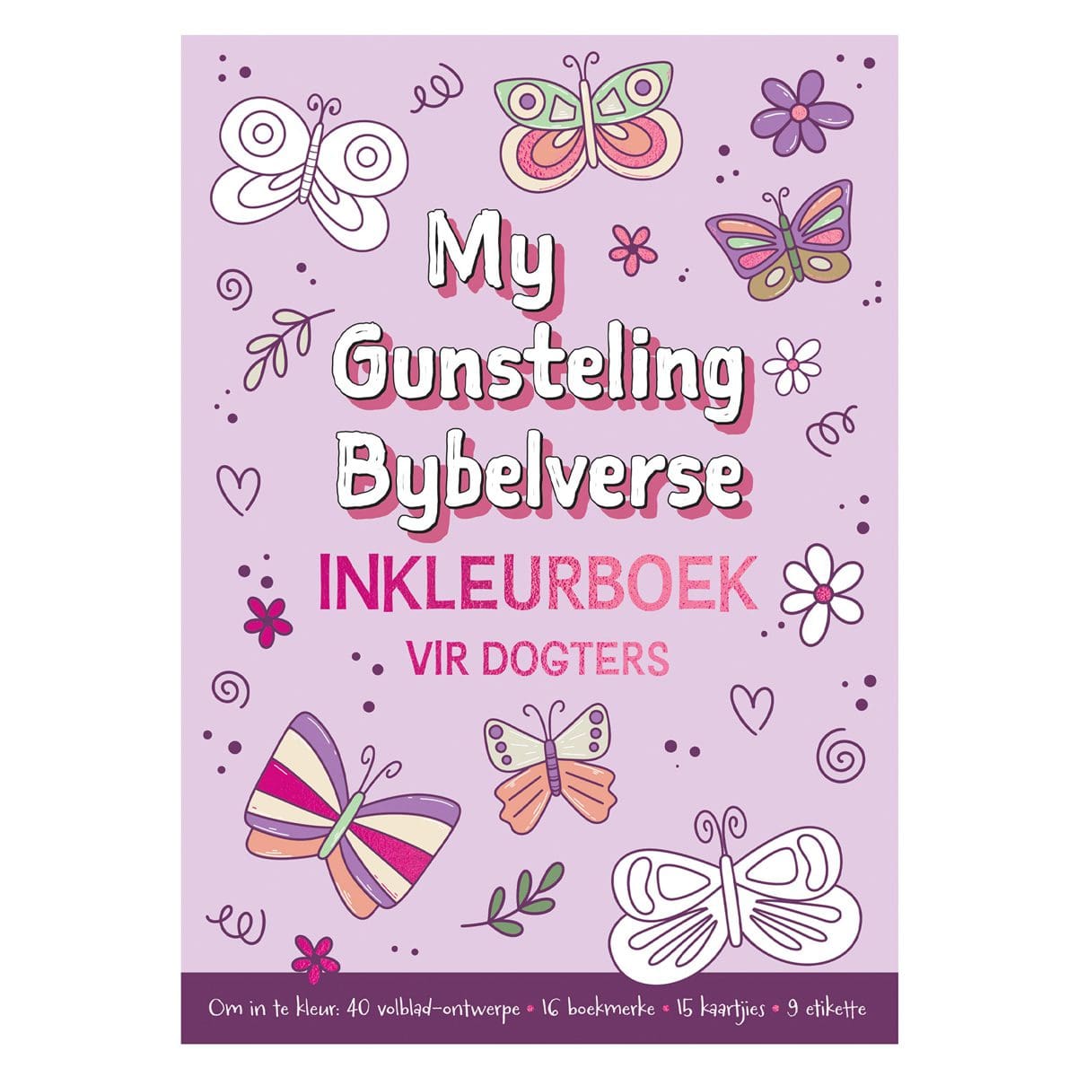 9780638009460_front My Gunsteling Bybelverse Inkleurboek vir Dogters (Sagteband) - Image 1
