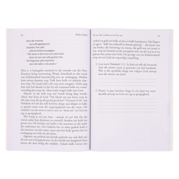 Al Sou die Vyeboom Nie Bot Nie: Bybelstudie oor Habakuk Hersiene Uitgawe (Sagteband) - Image 6