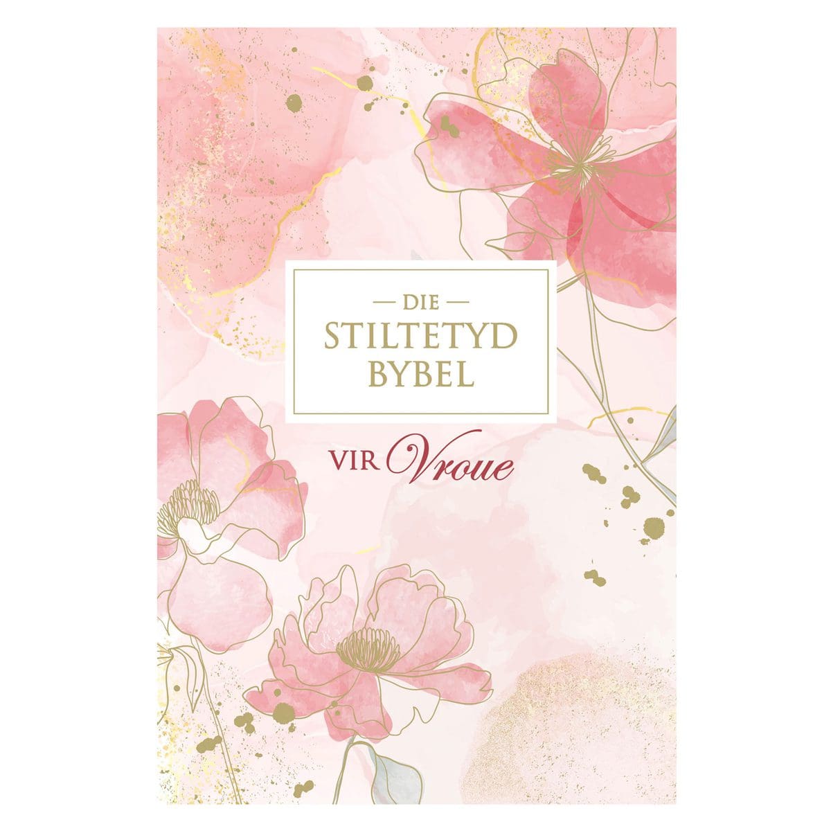 9780638009767_front NLV Pienk Blomme Hardeband Stiltetydbybel vir Vroue - Image 1