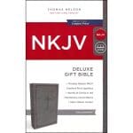 NKJV Deluxe Gift Bible Red Letter Gray (Comfort Print)(Imitation Leather) - Image 2
