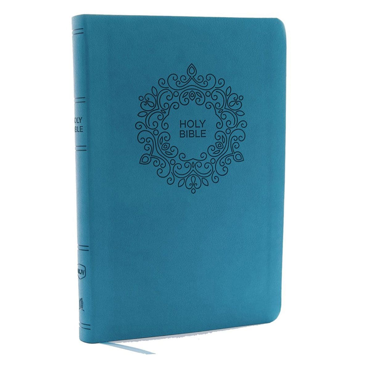 9780718075651_front NKJV Turquoise Imitation Leather Value Thinline Bible Large Comfort Print - Image 1