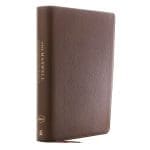 NKJV Maxwell Leadership 3rd Prem Calfskin Brown (Comfort Print)(Leather) - Image 3