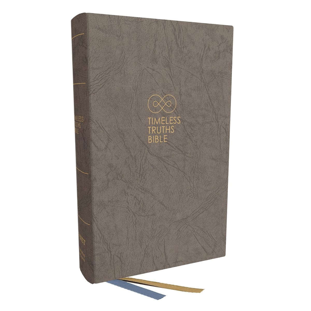 9780785290124_front NET Grey Hardcover Timeless Truths Bible Comfort Print - Image 1