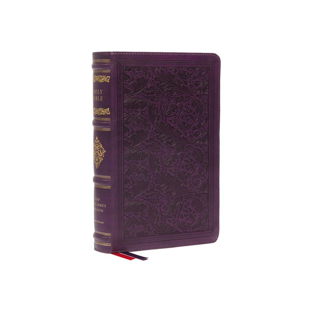 9780785294870_front NKJV Wide-Margin Ref Bible Purple (Sovereign Col)(Imitation Leather) - Image 1
