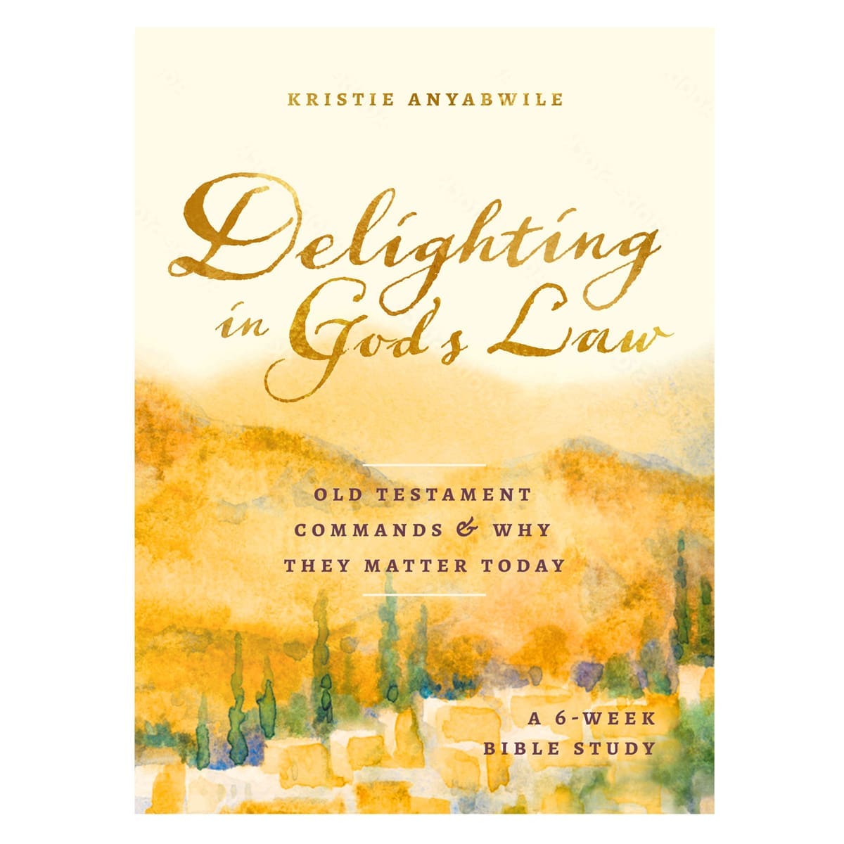 9780802424143_front Delighting in God's Law: Old Testament Commands & Why They Matter Today 6-Week Bible Study PB - Image 1