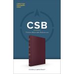 CSB Thinline Reference Bible Cranberry (Imitation Leather)