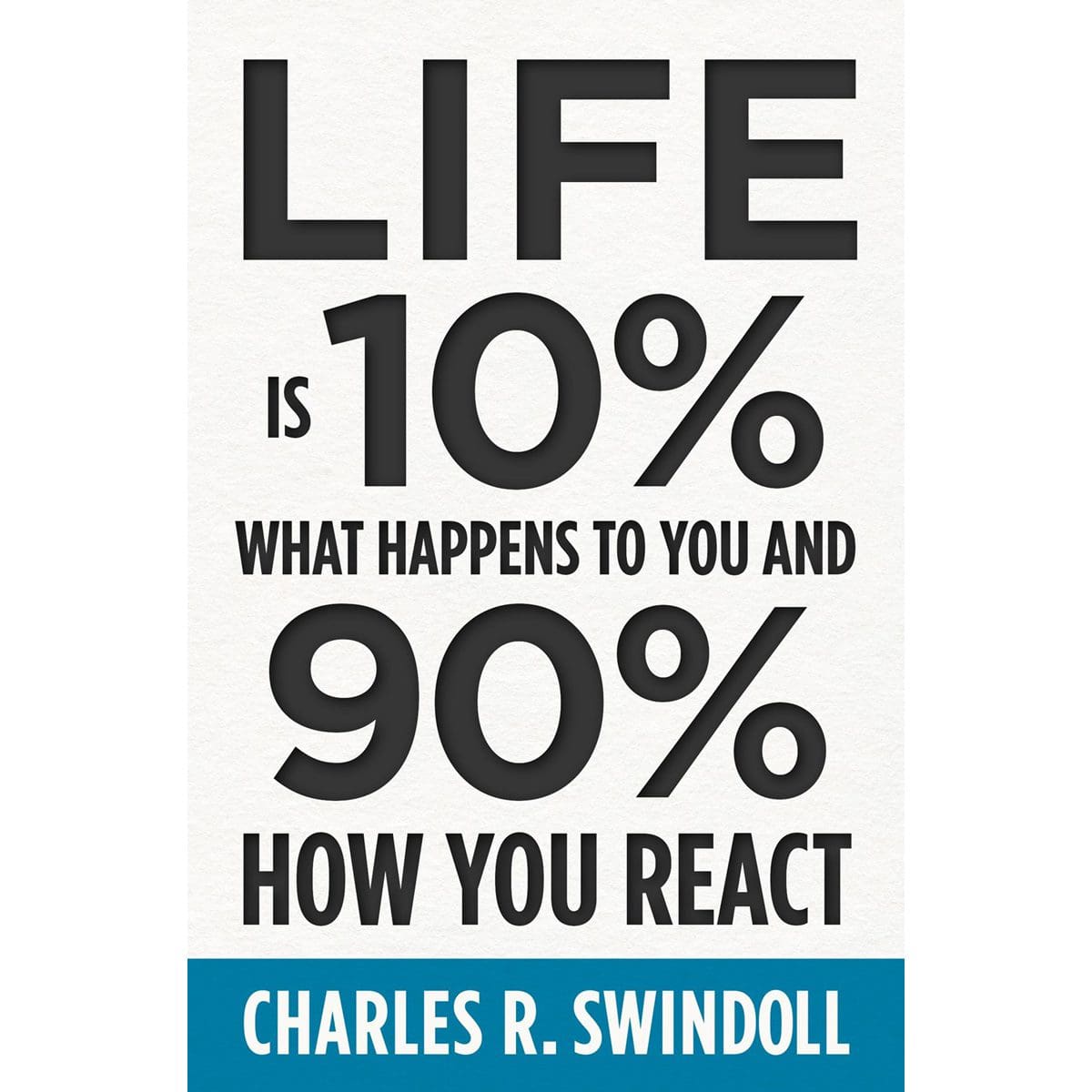 9781400333271_front Life Is 10% What Happens To You And 90% How You React (Paperback) - Image 1