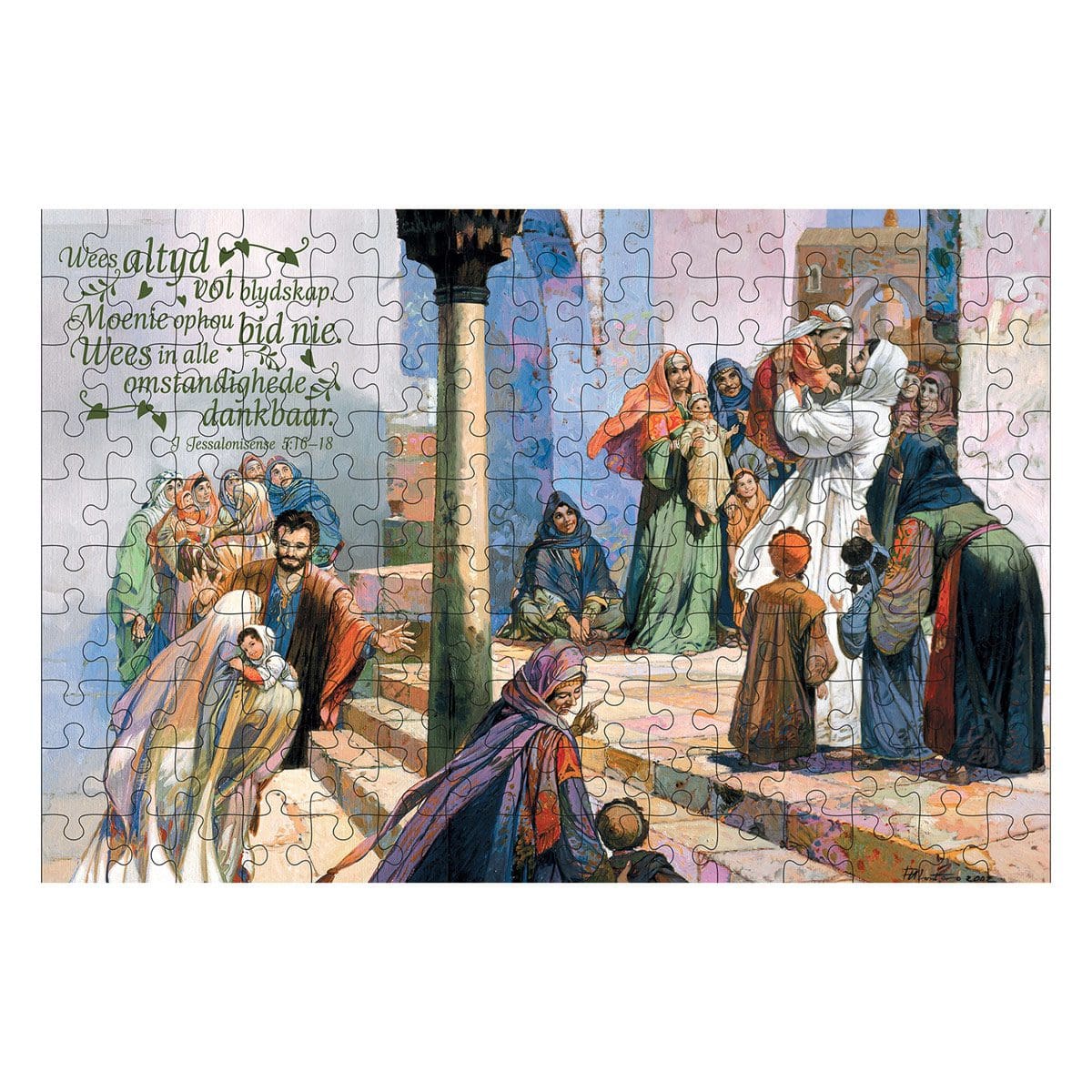 9781415342237_feature2 Jesus En Die Kindertjies (1000 Pieces)(Cardboard Puzzle) - Image 3