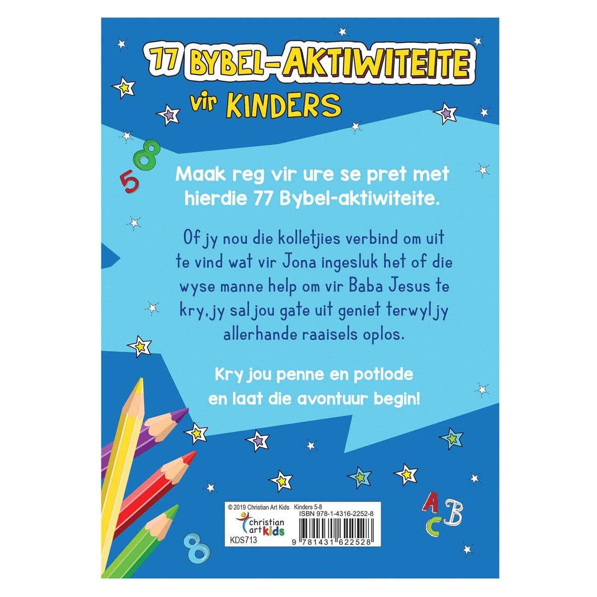 9781431622528_back 77 Bybelaktiwiteite Vir Kinders (Sagteband) - Image 2