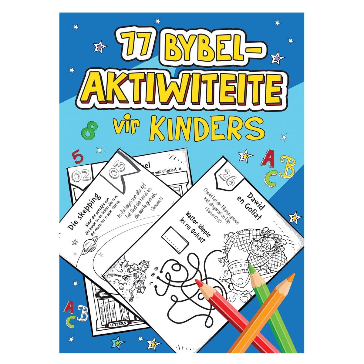 9781431622528_front 77 Bybelaktiwiteite Vir Kinders (Sagteband) - Image 1