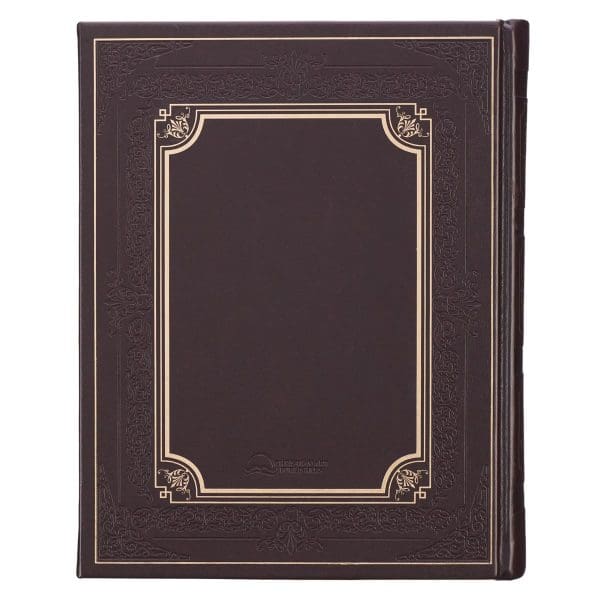 KJV Brown Faux Leather Family Bible - Image 2