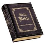 KJV Brown Faux Leather Family Bible - Image 3
