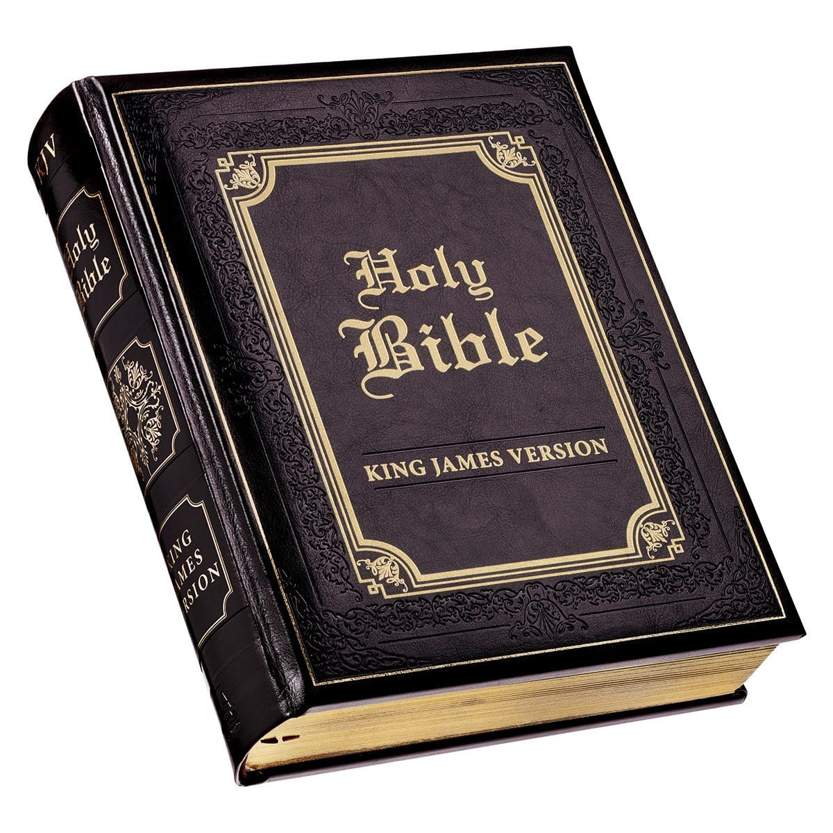 9781432118099_feature1 KJV Brown Faux Leather Family Bible - Image 3