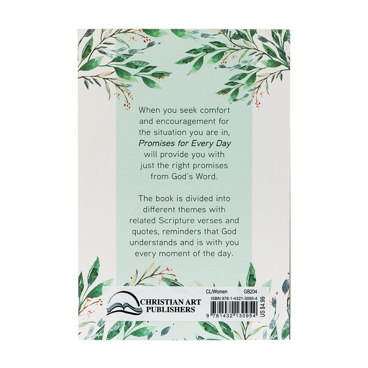 9781432130954_back Promises For Every Day (Paperback) - Image 2