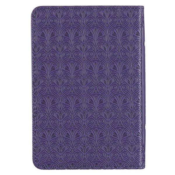KJV Purple Faux Leather Mini Pocket Bible - Image 3