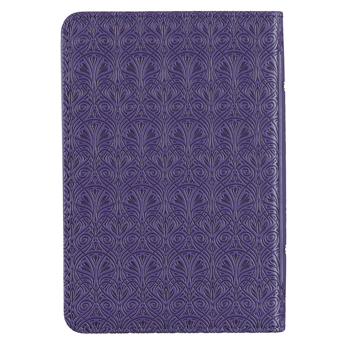 9781432132927_back KJV Purple Faux Leather Mini Pocket Bible - Image 3