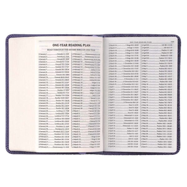 KJV Purple Faux Leather Mini Pocket Bible - Image 5