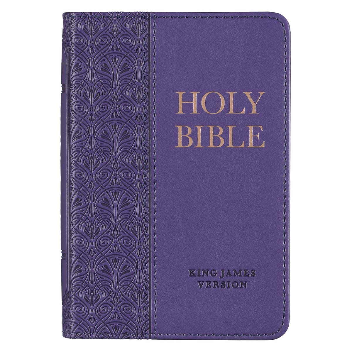 9781432132927_front KJV Purple Faux Leather Mini Pocket Bible - Image 2