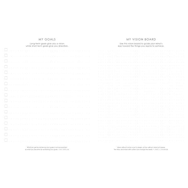 Baxter Undated Planner A4 Grey (Durable Synthetic Fibre Flexcover) - Image 2