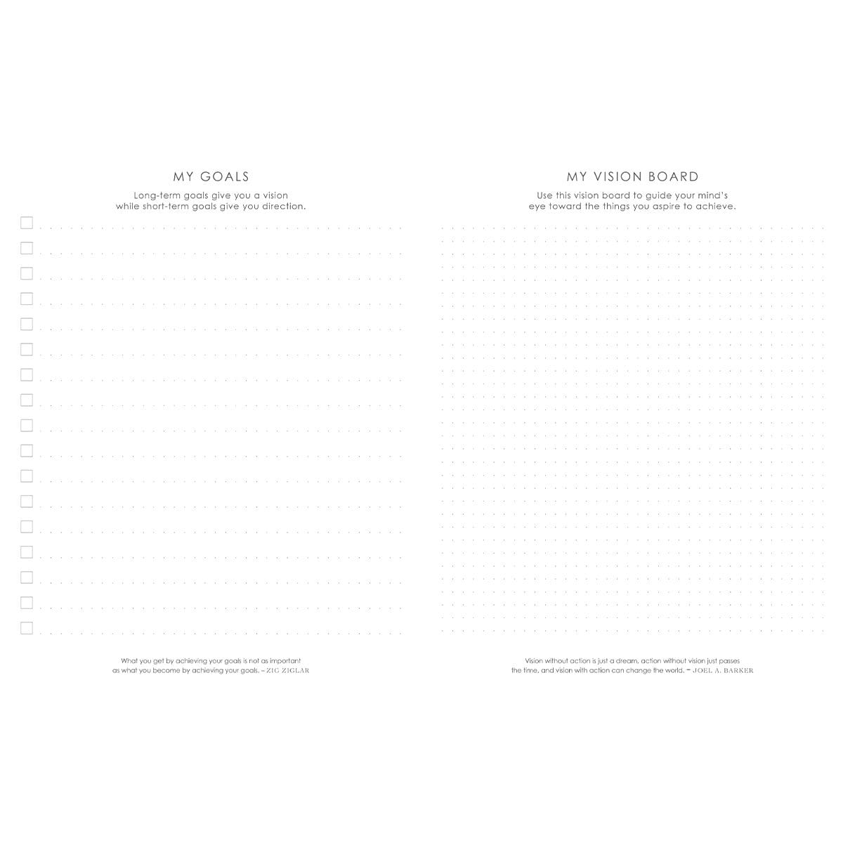 9781432134488_feature1 Baxter Undated Planner A4 Grey (Durable Synthetic Fibre Flexcover) - Image 2