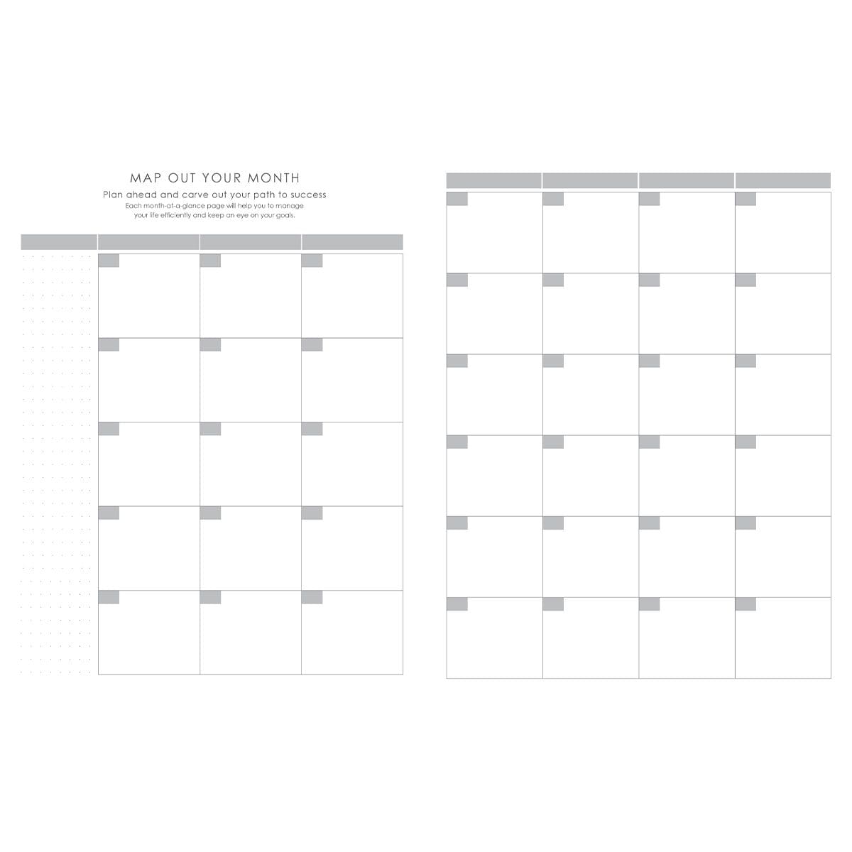 9781432134495_feature2 Baxter Undated Planner A4 Black (Durable Synthetic Fibre Flexcover) - Image 3