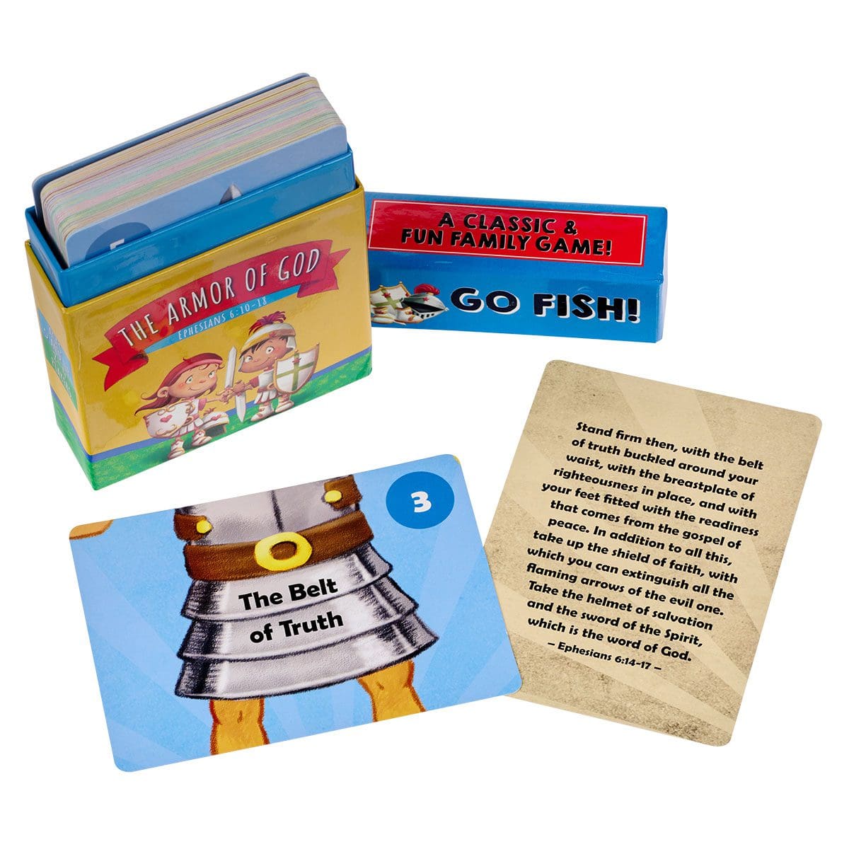 9781432134730_feature2 Go Fish! – The Armor Of God (Game Cards) - Image 4