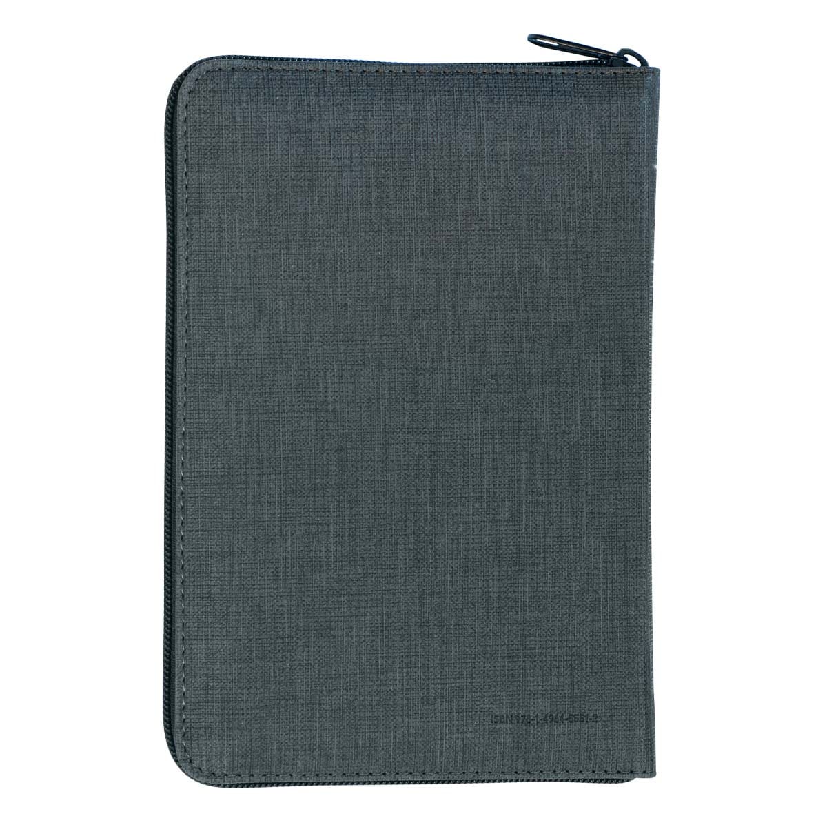 9781496455512_back NLT Filament Compact Zipper Bible, Red Letter, With Zipper, Charcoal Patch (Imitation Leather) - Image 2