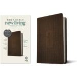 NLT Filament Premium Value Thinline Bible, Dark Brown Cross (Imitation Leather) - Image 3