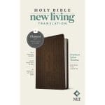 NLT Filament Premium Value Thinline Bible, Dark Brown Cross (Imitation Leather) - Image 4