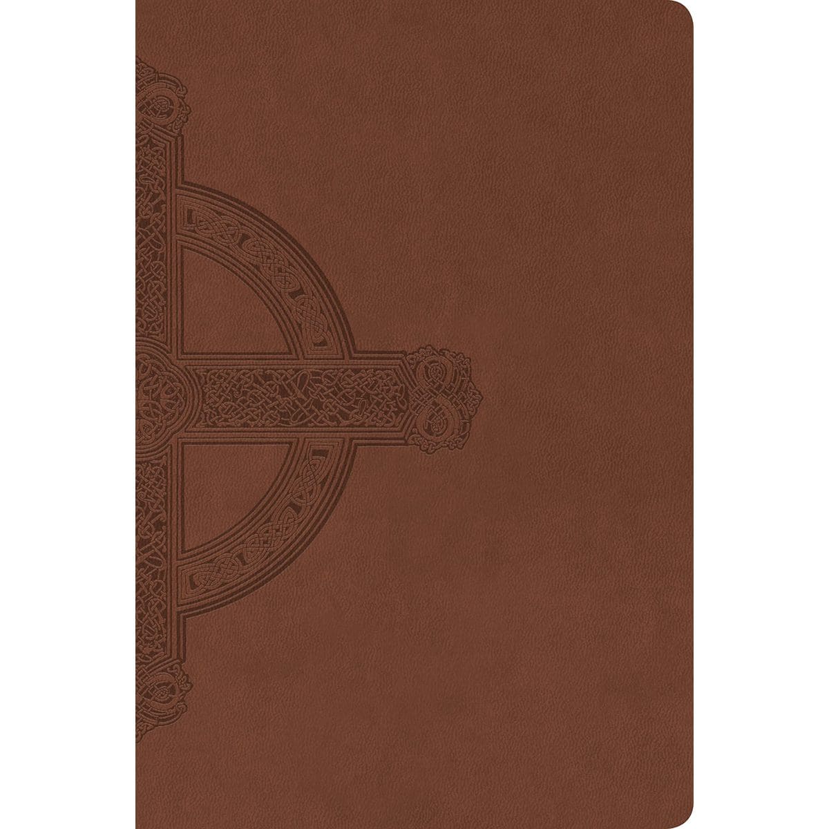 9781496458087_front NLT Filament Premium Value Thinline Bible, Filament Enabled, Large Print, Brown Cross (Imitation Leather) - Image 1