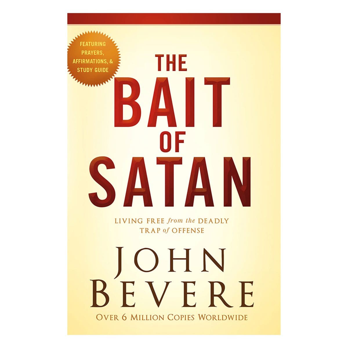 9781621365488_front The Bait Of Satan: Living Free from the Deadly Trap of Offense 20th Anniversary Edition PB - Image 1