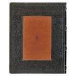 NLT Dark Olive And Brown Faux Leather Flexcover The Family Heritage Bible - Image 2