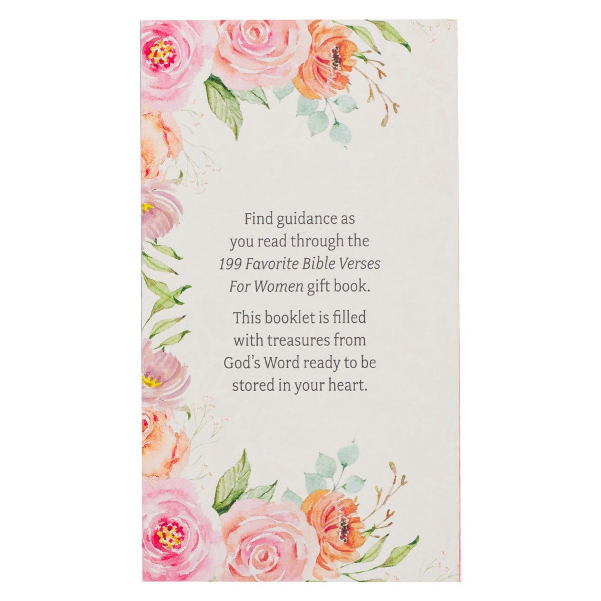9781639522330_back 199 Favorite Bible Verses For Women Gift Edition (Paperback) - Image 2
