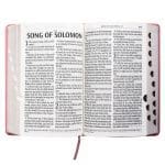 KJV Pink Faux Leather Bible Giant Print - Image 7