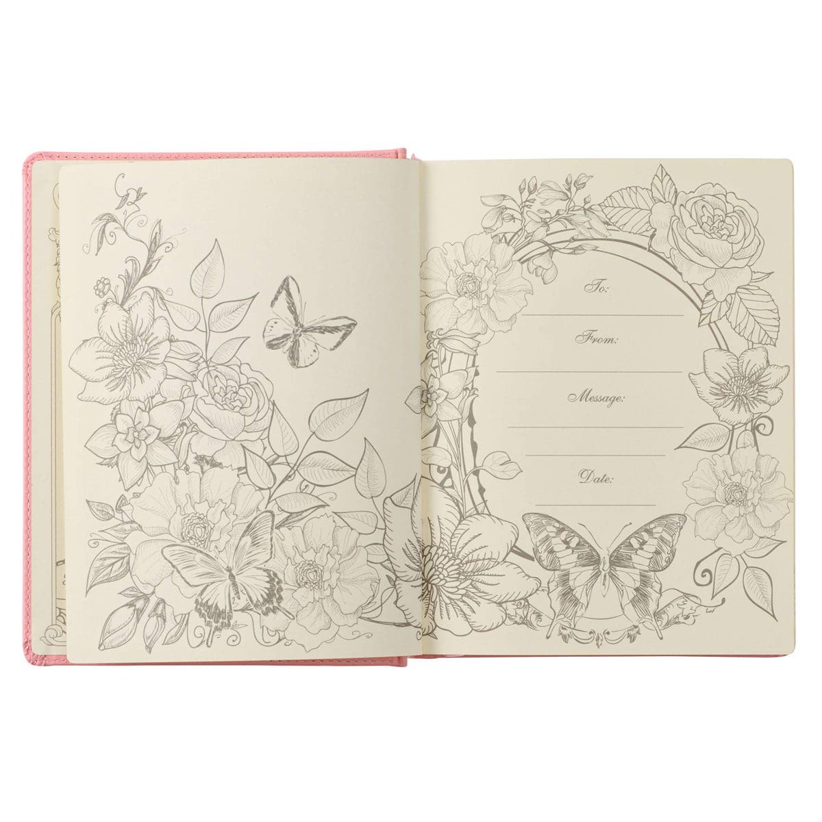 9781642726534_feature1 KJV Pink Faux Leather Hardcover My Promise Bible - Image 3