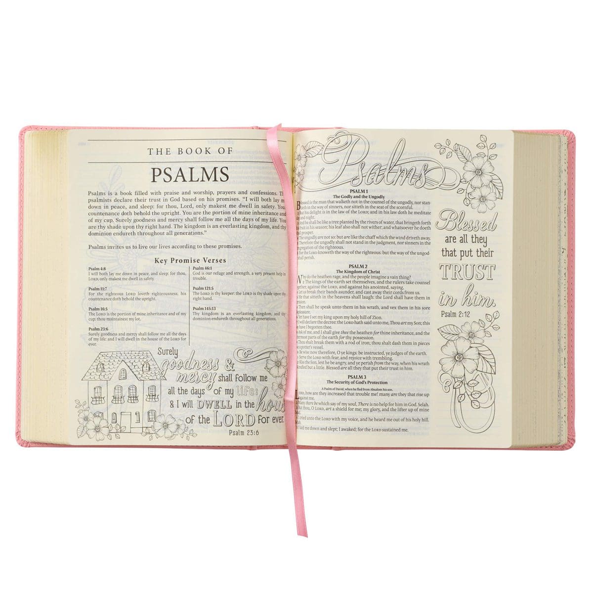 9781642726534_feature2 KJV Pink Faux Leather Hardcover My Promise Bible - Image 4