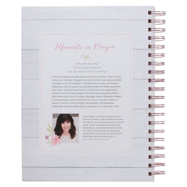 Moments In Prayer: A 52-Week Prayer Journal for Women (Wirebound) - Image 2