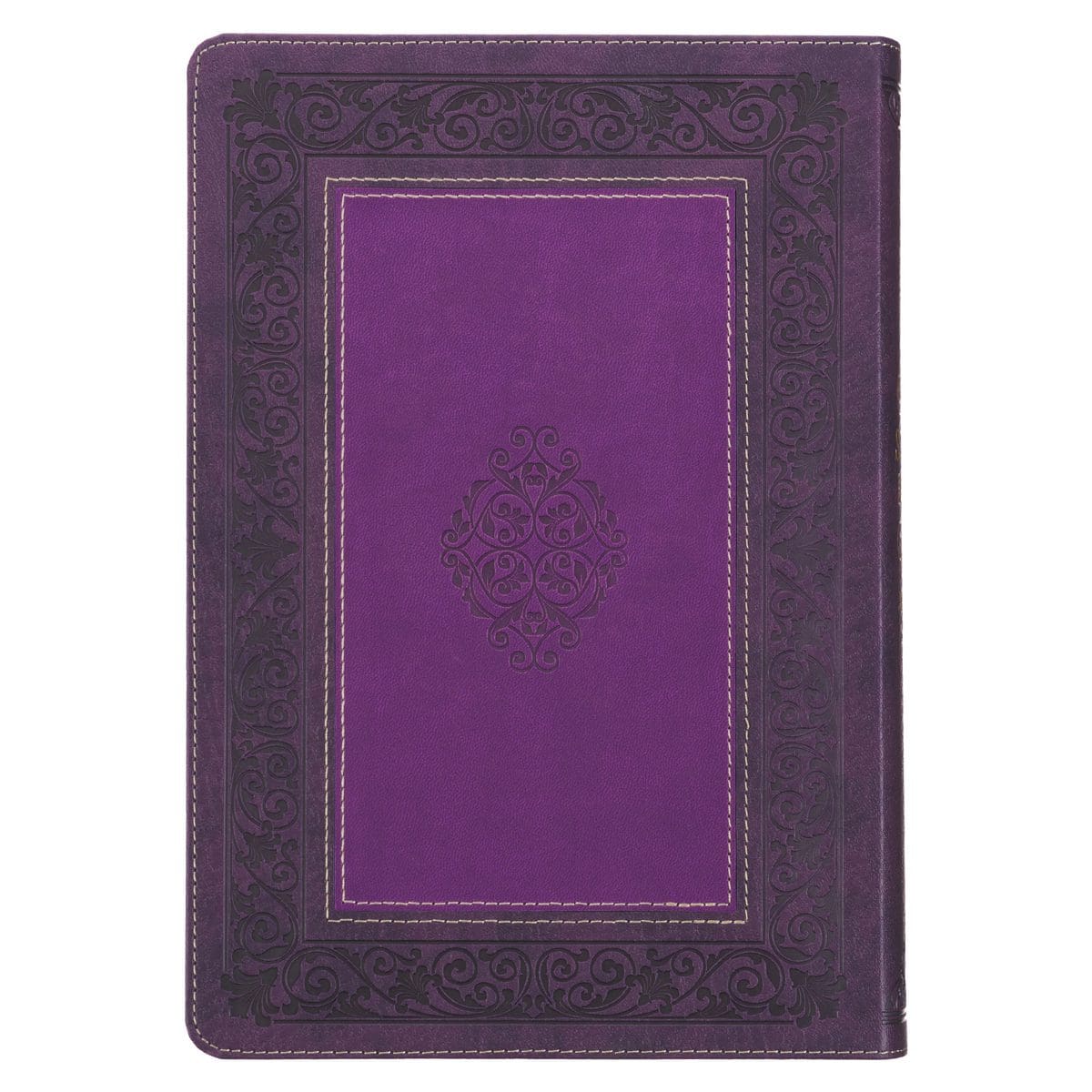 9781642728910_back KJV Purple Faux Leather Flexcover Study Bible Large Print - Image 2