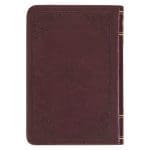 KJV Burgundy Faux Leather Mini Pocket Bible - Image 2