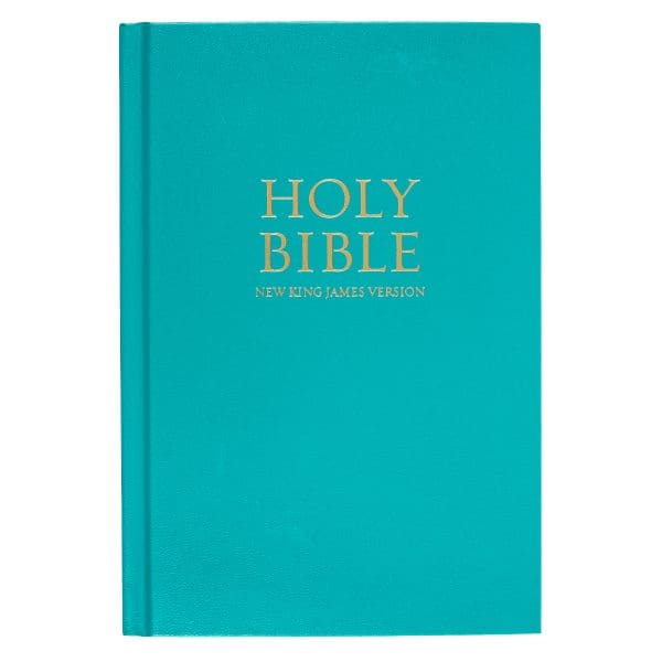 NKJV Teal Hardcover Bible - Image 1