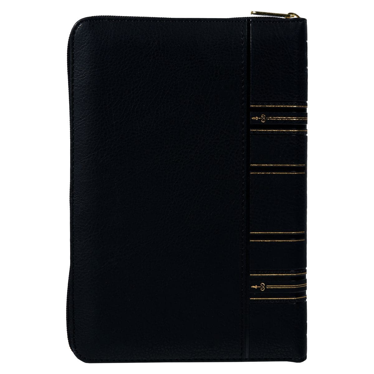 9781776370320_back NLT Black Faux Leather Flexcover Compact Bible With Zip - Image 2