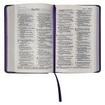 NLT Purple Faux Leather Flexcover Compact Bible - Image 6