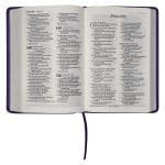 NLT Purple Faux Leather Flexcover Compact Bible - Image 7