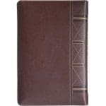 ESV Dark Brown Faux Leather Standard Bible Thumb Indexed With Zip - Image 2