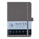 Baxter Undated Planner Pocket Edition Grey (Durable Synthetic Fiber Flexcover) - Image 3
