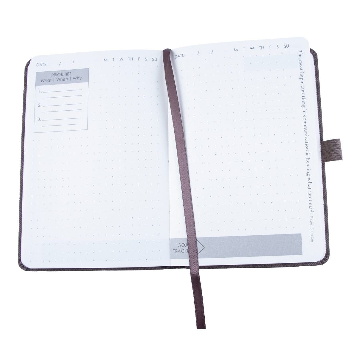 9781776371693_feature5 Baxter Undated Planner Pocket Edition Grey (Durable Synthetic Fiber Flexcover) - Image 7