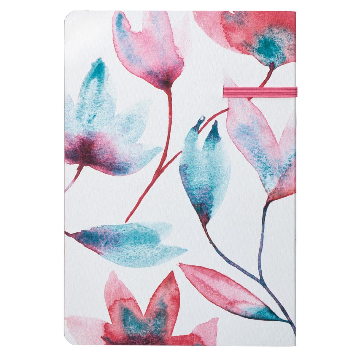 9781955894067_back Shine Your Light Pink Petals Paperback Journal with Elastic Closure - Image 2