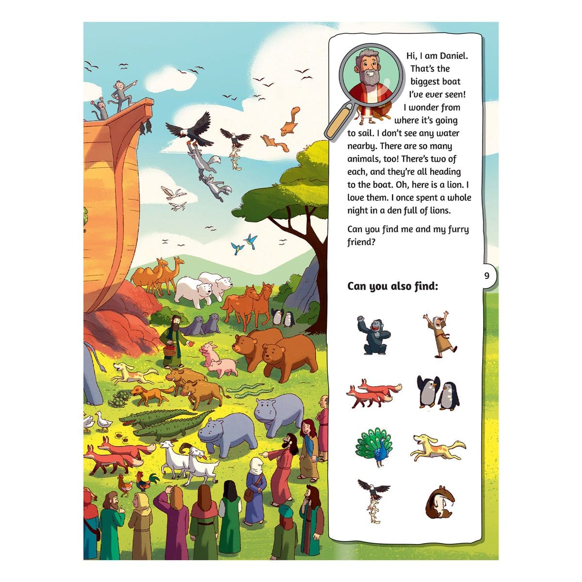 9781991237804_feature3 Can You Find Me in the Bible?: Find the Person Who Does Not Belong in the Story HC - Image 4