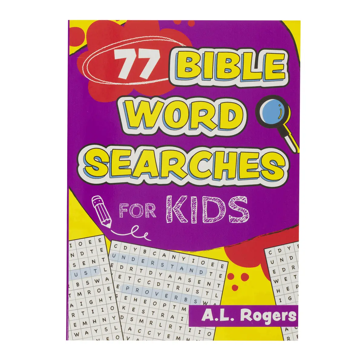 9781639528233_front 77 Bible Word Searches for Kids (Paperback) - Image 1